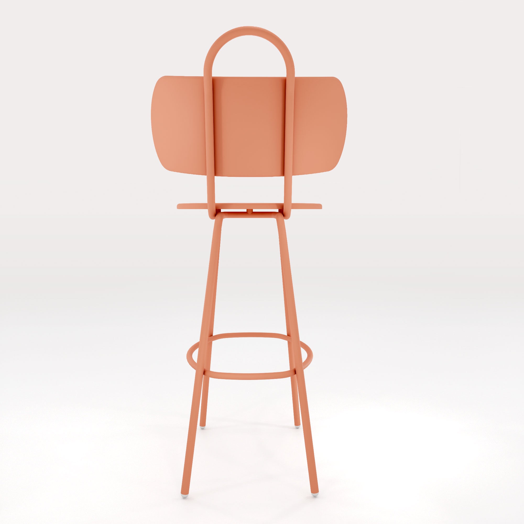 Tabouret Haut Swim H63cm - Terracotta Nuage - bibelo
