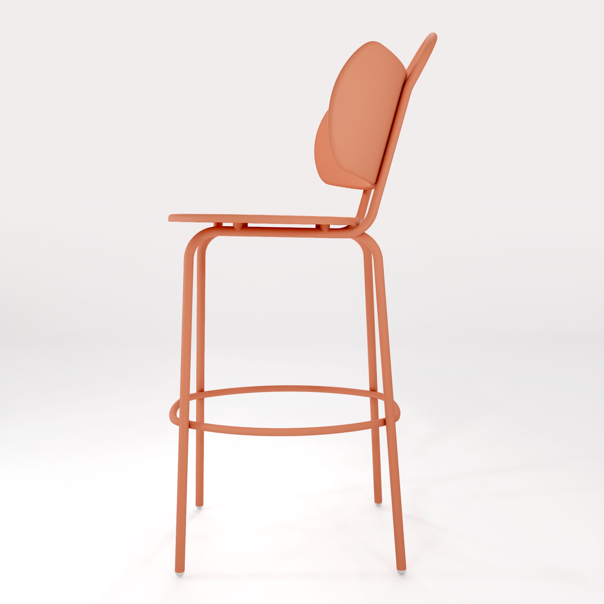 Tabouret Haut Swim H63cm - Terracotta Nuage - bibelo