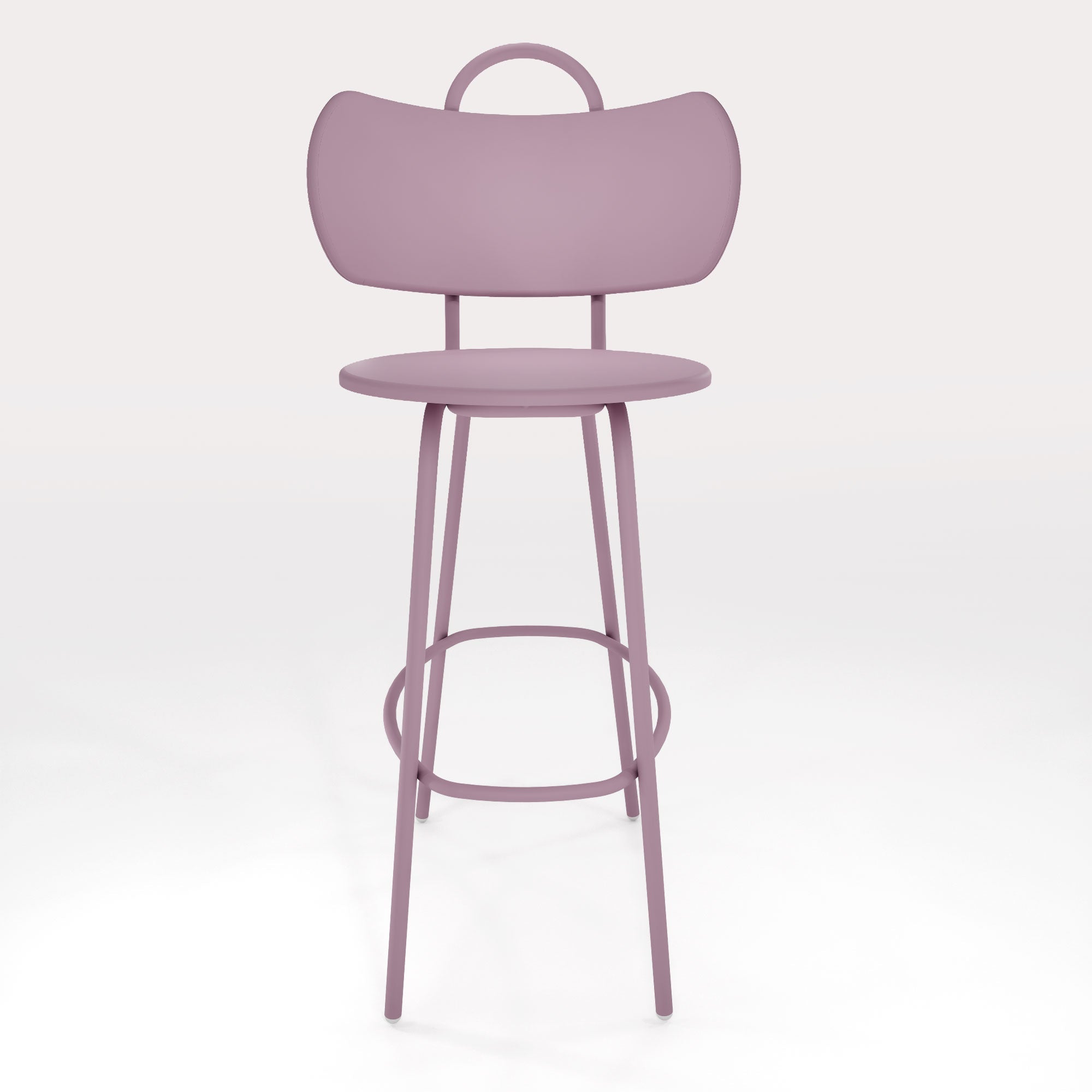Tabouret Haut Swim H63cm - Brume Lavande - bibelo