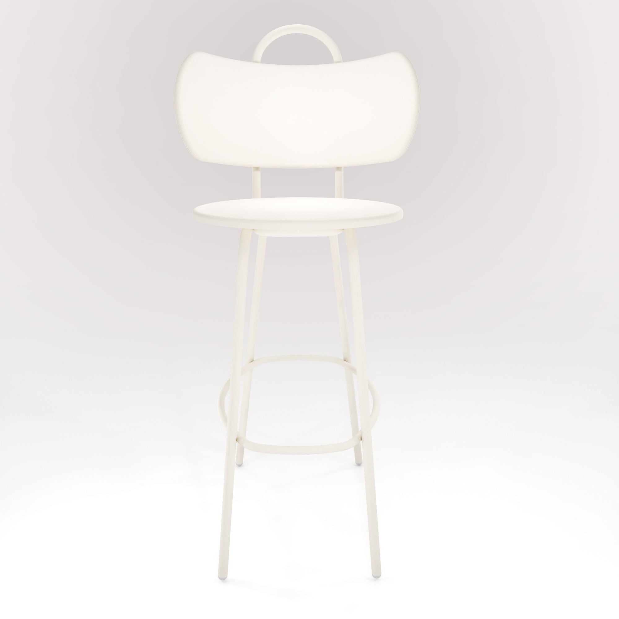 Tabouret Haut Swim H63cm - Neige Matin - bibelo