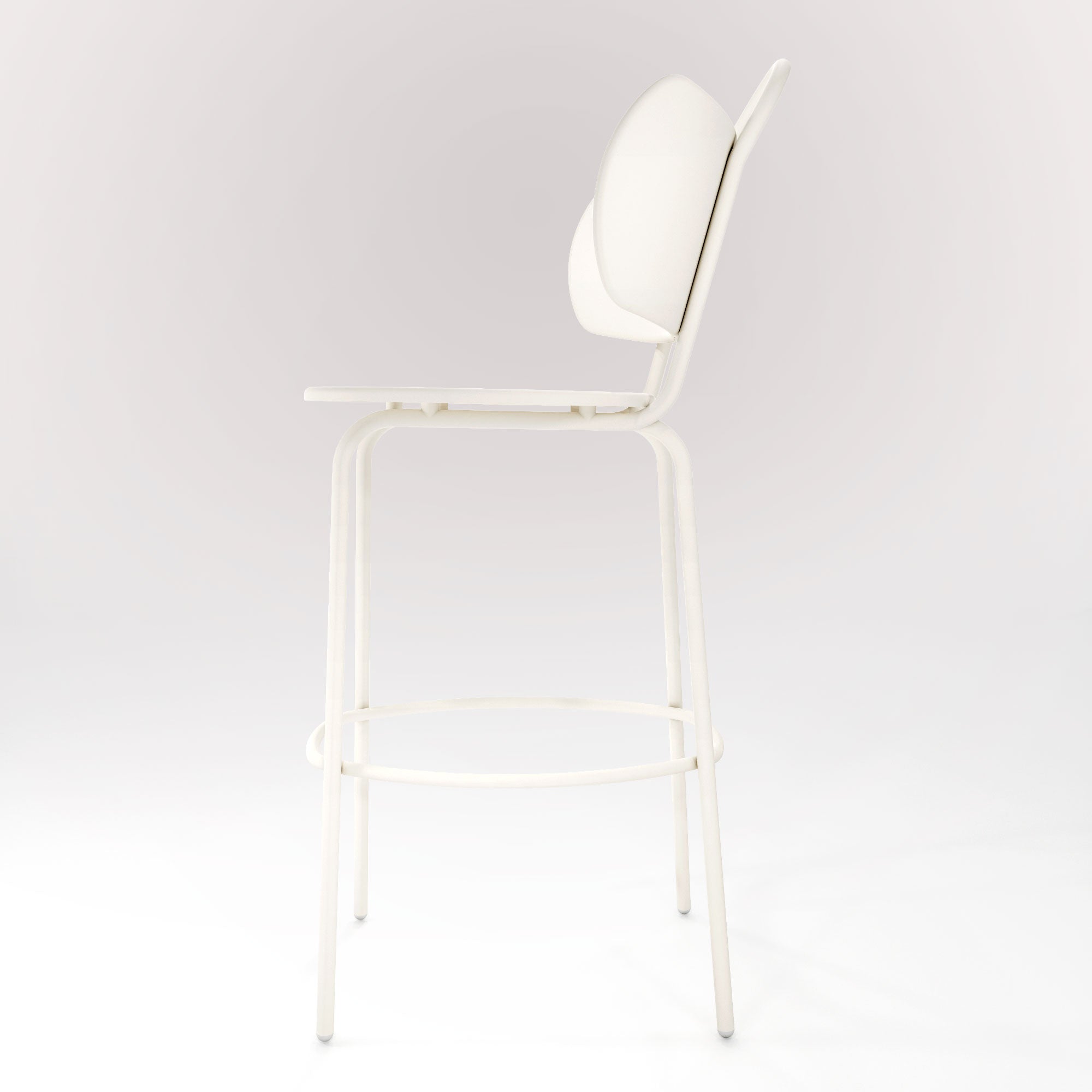 Tabouret Haut Swim H63cm - Neige Matin - bibelo