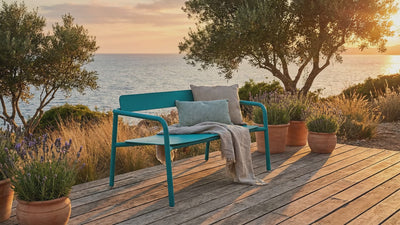 Vidéo Banc Breeze Bleu lagon Chien